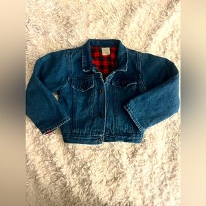 Vintage Park Bench Kids Denim Plaid